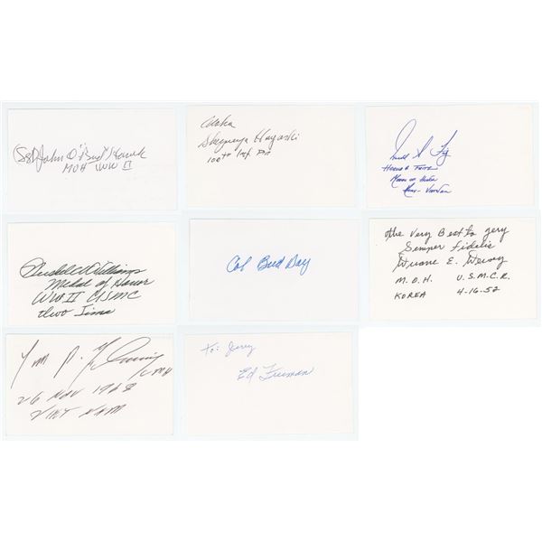 Collection of Medal of Honor Recipient Signatures