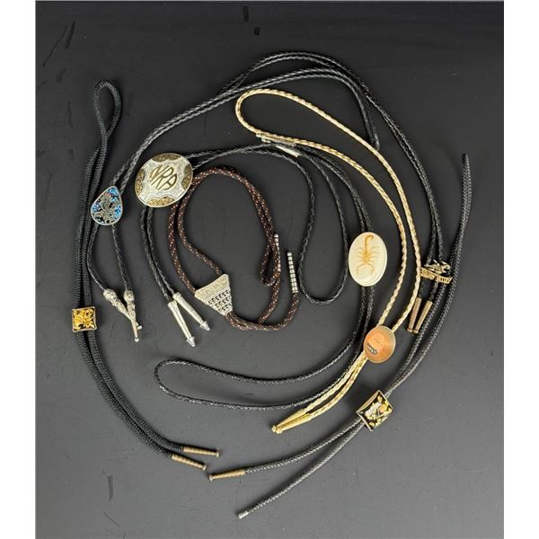 Collection of Cowboy Bolo Ties