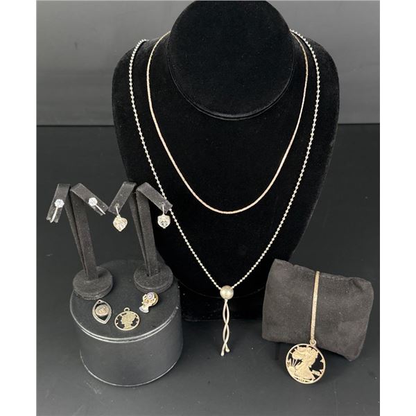 Collection of Sterling Silver Jewelry