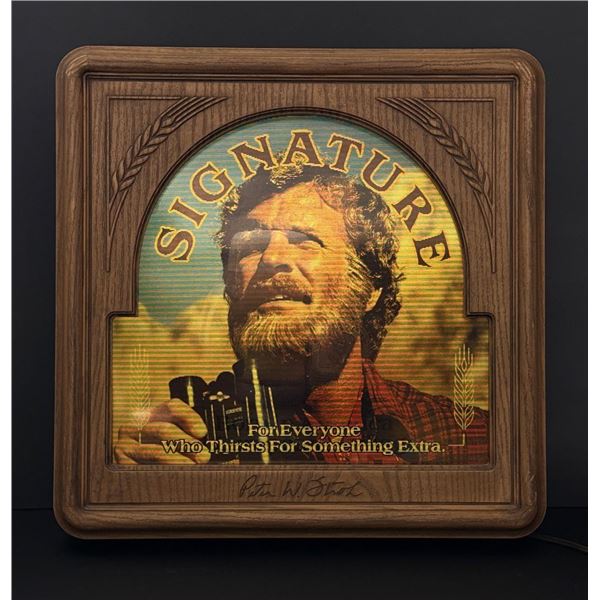 Strohs Signature Beer Motion Beer Sign