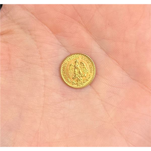1920 Dos Pesos Mexican Gold Coin