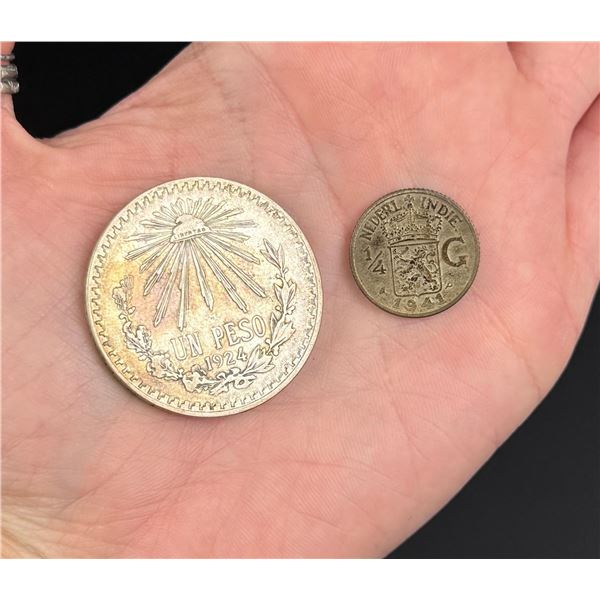 Gulden and Peso Silver Coins