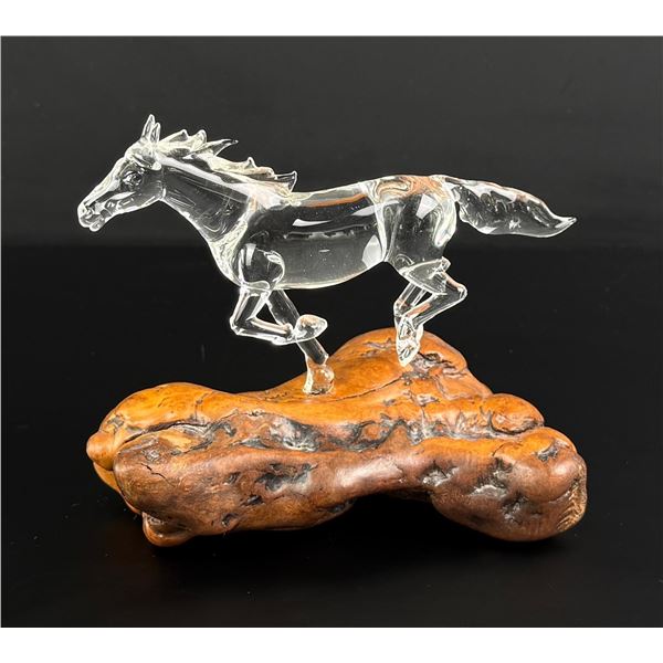 Shawn Tsai Wild Pony Art Glass Horse