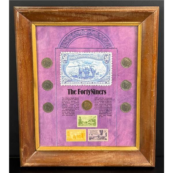 Liberty Head Nickels and Miners Stamp