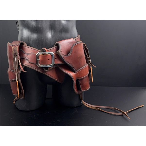 Jerry Stewart Leather Gunbelt and Holster Rig