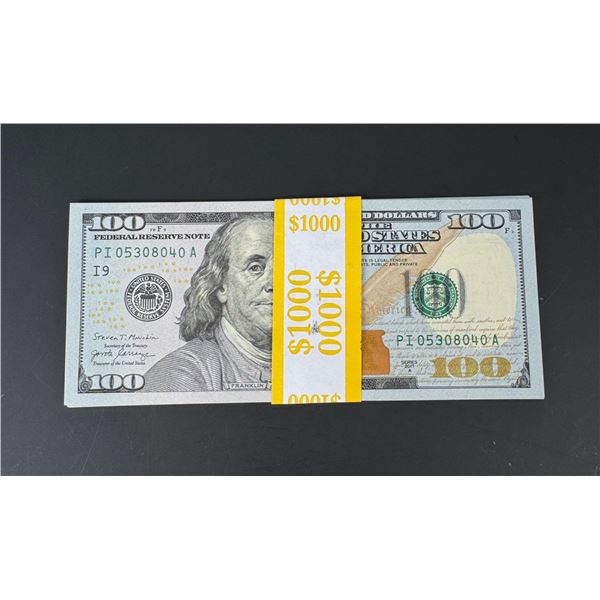 $1000 Face Value $100 Bank Notes