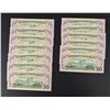 Image 2 : $650 Face Value Sequential $50 US Bank Notes