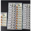 Image 4 : $3400 Face Value Sequential $100 Bank Notes