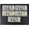 Image 1 : $500 Face Value $100 US Star Notes