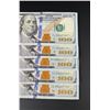 Image 3 : $500 Face Value $100 US Star Notes