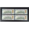 Image 2 : $400 Face Value $100 US Bank Note Sequential Bills
