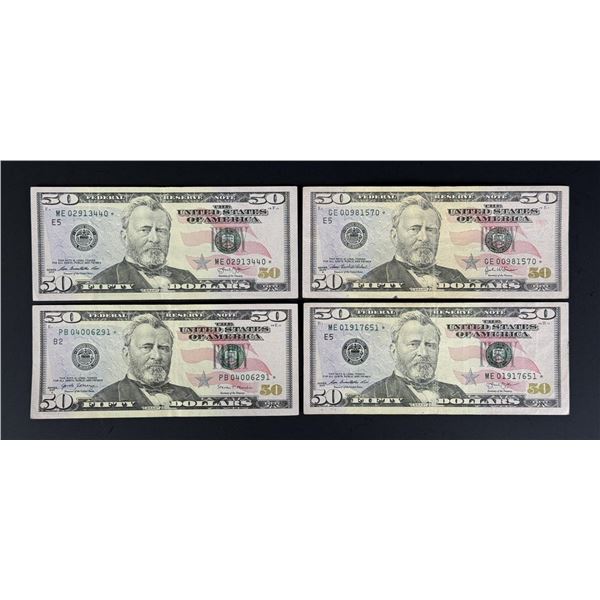 $200 Face Value $50 US Star Note Bills