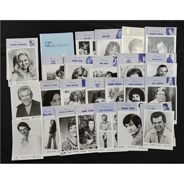 1960s and 70s Country Artist Press Photos
