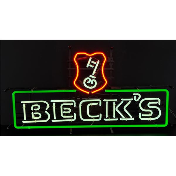 Beck's Beer Neon Sign