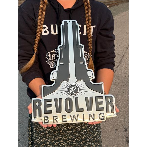 Revolver Brewing Beer Sign