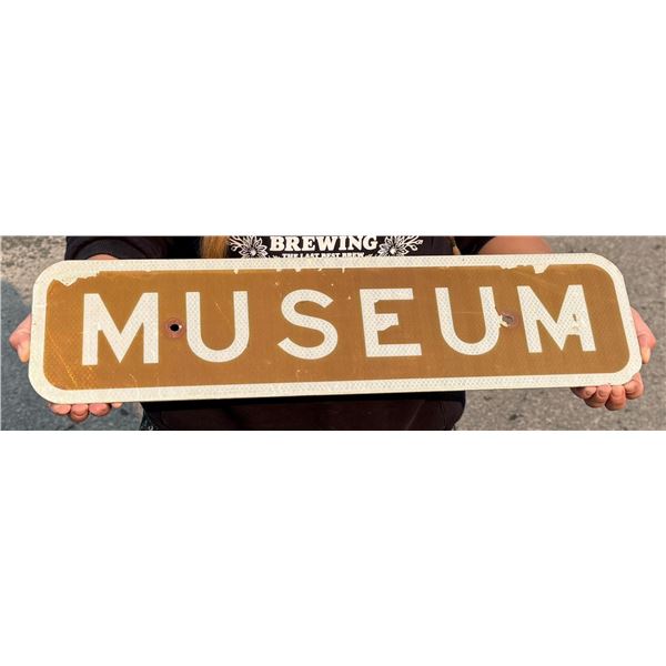 Montana Museum Road Highway Sign