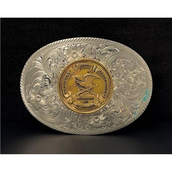 Montana Silversmiths NRA Belt Buckle