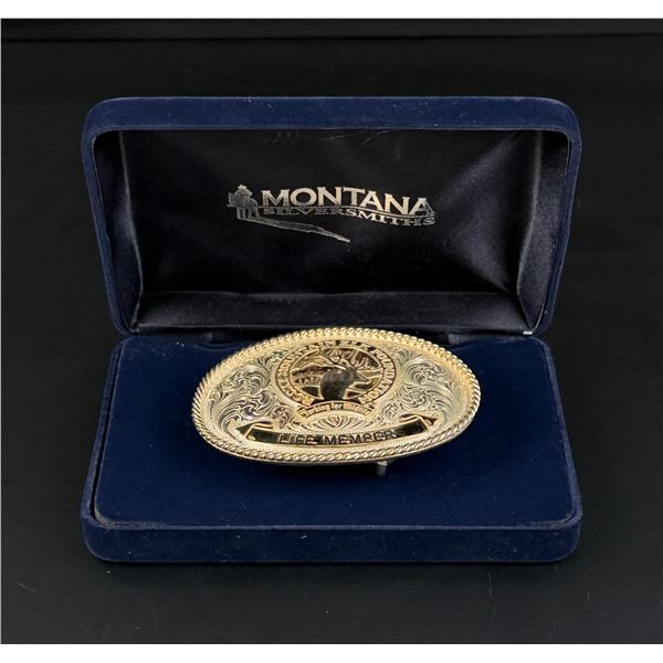 Montana Silversmiths RMEF Elk Belt Buckle