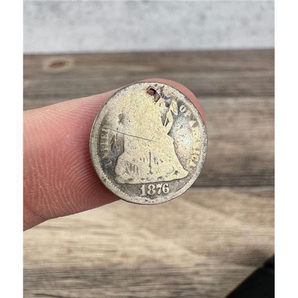 1876 Seated Liberty Dime
