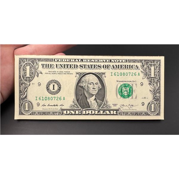 Sequential $1 Bills Booklet Money Pad