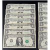 Image 2 : Collection of $1 US Star Note Bank Notes
