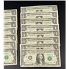 Image 4 : Collection of $1 US Star Note Bank Notes