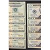 Image 2 : Collection of $20 US Star Note Bank Notes