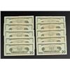 Image 2 : Collection of $20 US Star Note Bank Notes