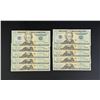 Image 1 : Collection of $20 US Star Note Bank Notes