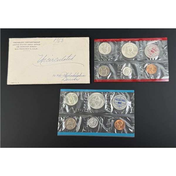 1963 US Silver Proof Coin Sets