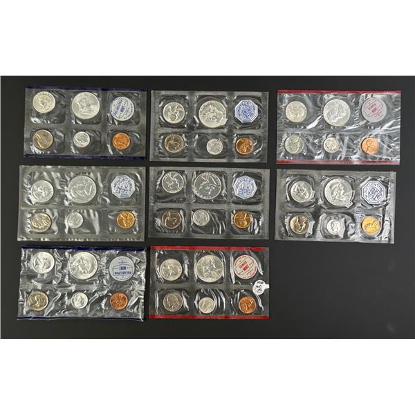 Group of 8 US Silver Proof Coin Sets