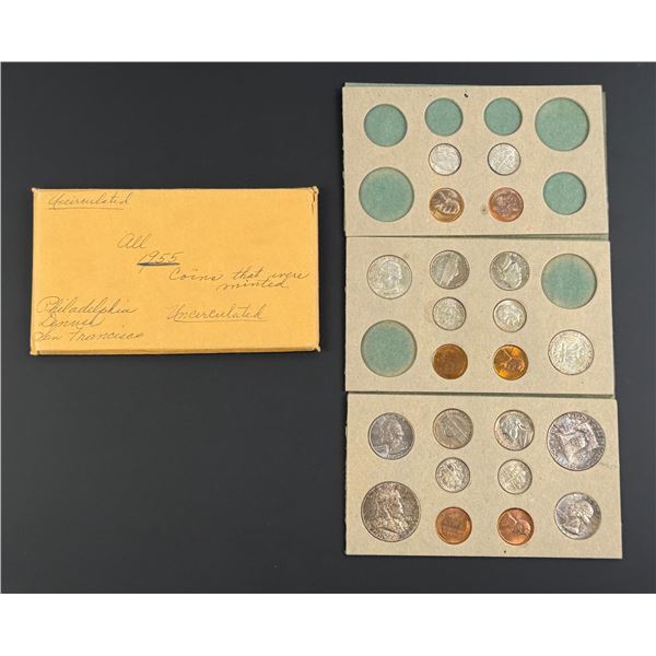 Group of 1959 US Silver Proof Coins