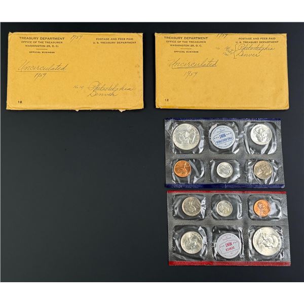 Group of 1959 US Silver Proof Sets