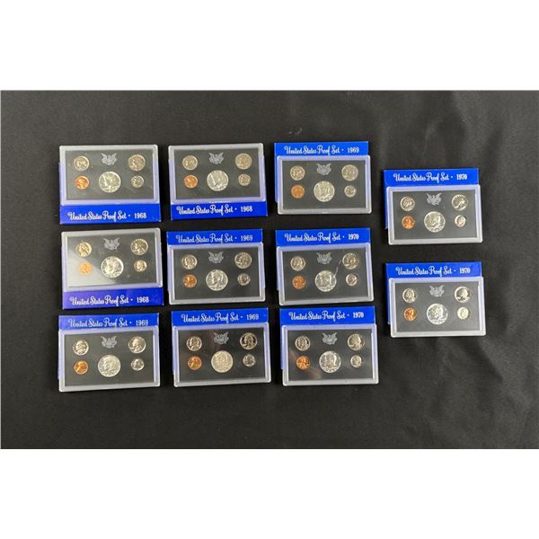 Collection of US 1960s Proof Coin Sets