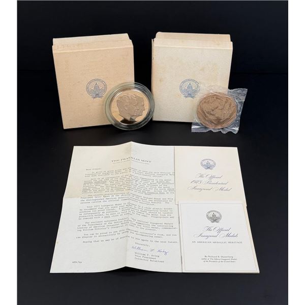 Franklin Mint Bronze Nixon Inaugural Medals