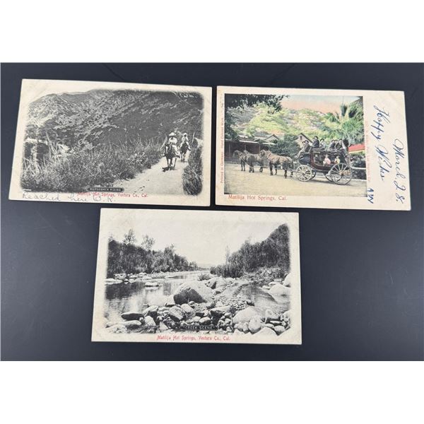 Matilija Hot Springs California Postcards