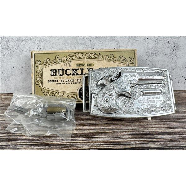 Mattel Remington Derringer Cap Gun Belt Buckle