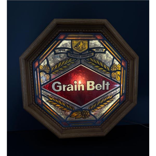 Grain Belt Beer Lighted Bar Sign