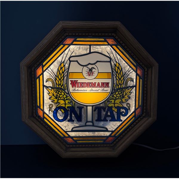 Wiedemann Bohemian Special Beer Lighted Sign