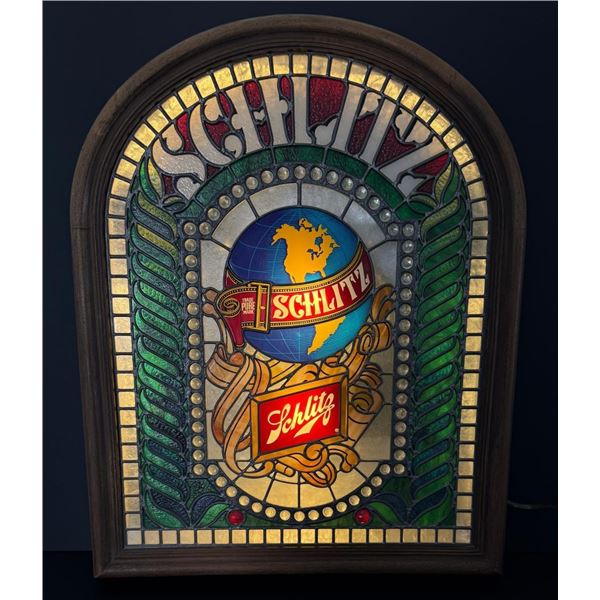 Schlitz Beer Lighted Bar Sign