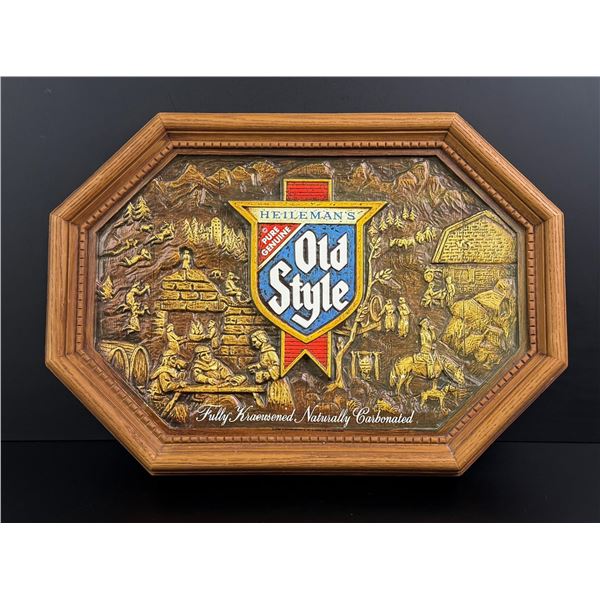 Heilemans Old Style Beer Advertising Sign