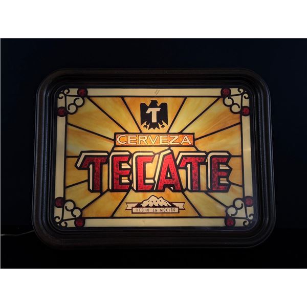 Tecate Cerveza Beer Lighted Sign