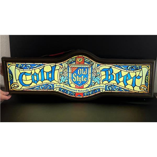Heilemans Old Style Beer Lighted Bar Sign