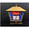 Image 2 : Schmidt Beer Lighted Bar Clock Sign