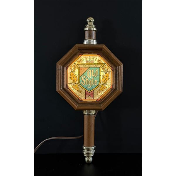 Heilemans Old Style Beer Lighted Coach Lamp Sign