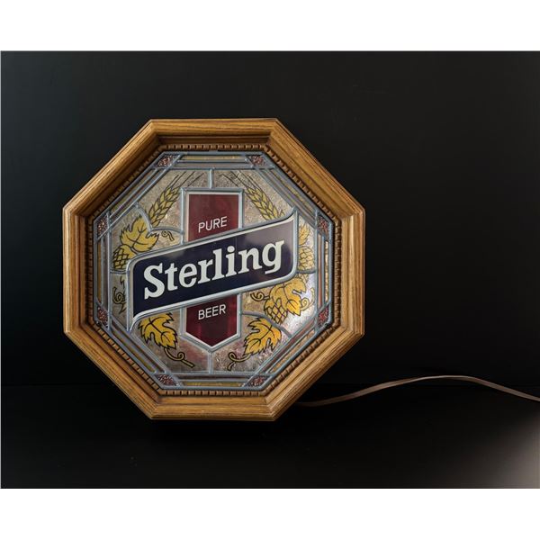 Sterling Pure Beer Lighted Bar Sign
