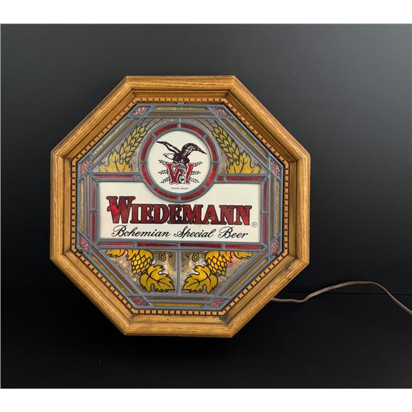 Wiedemann Bohemian Special Beer Lighted Sign