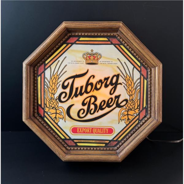 Tuborg Beer Lighted Bar Sign