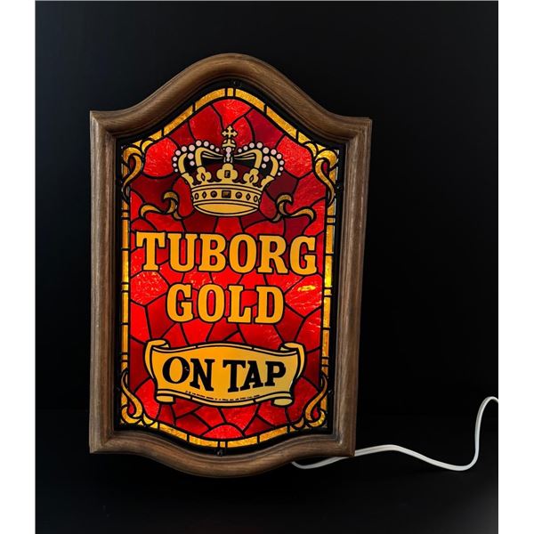 Tuborg Gold Beer Lighted Bar Sign