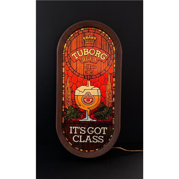 Tuborg Beer Lighted Bar Sign